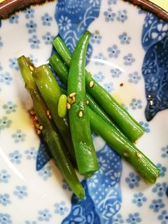 簡単 いんげんのごま和え-レシピのメイン写真
