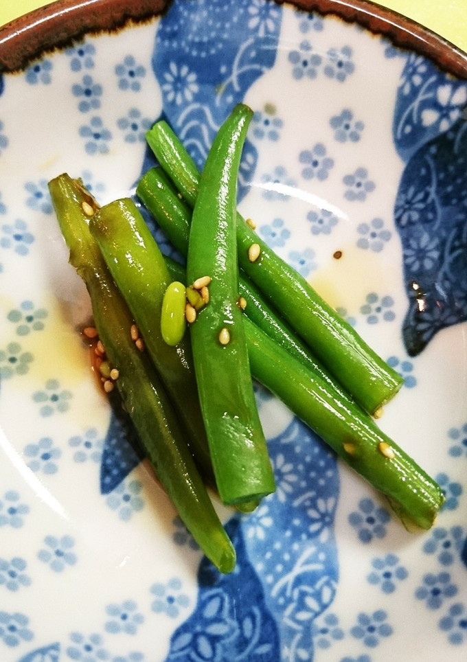 簡単 いんげんのごま和え-レシピのメイン写真
