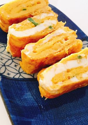 お弁当に♬ ネギ入り卵焼き-レシピのメイン写真