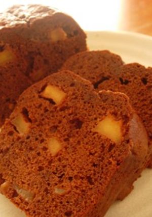 カラメルリンゴのチョコパウンド-レシピのメイン写真