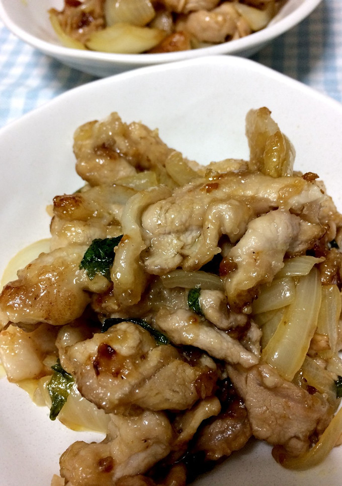 豚もも薄切り肉と玉葱の甘酢あん炒め-レシピのメイン写真