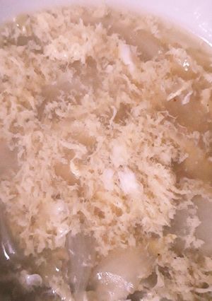 新玉ねぎの卵スープ-レシピのメイン写真