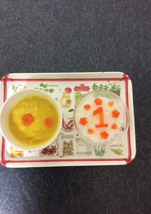 一歳誕生日♪おかゆケーキ-レシピのメイン写真