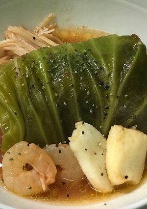 簡単！贅沢スープでロールキャベツ-レシピのメイン写真