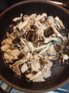 きのこと豚肉の蒸し焼き-レシピのメイン写真