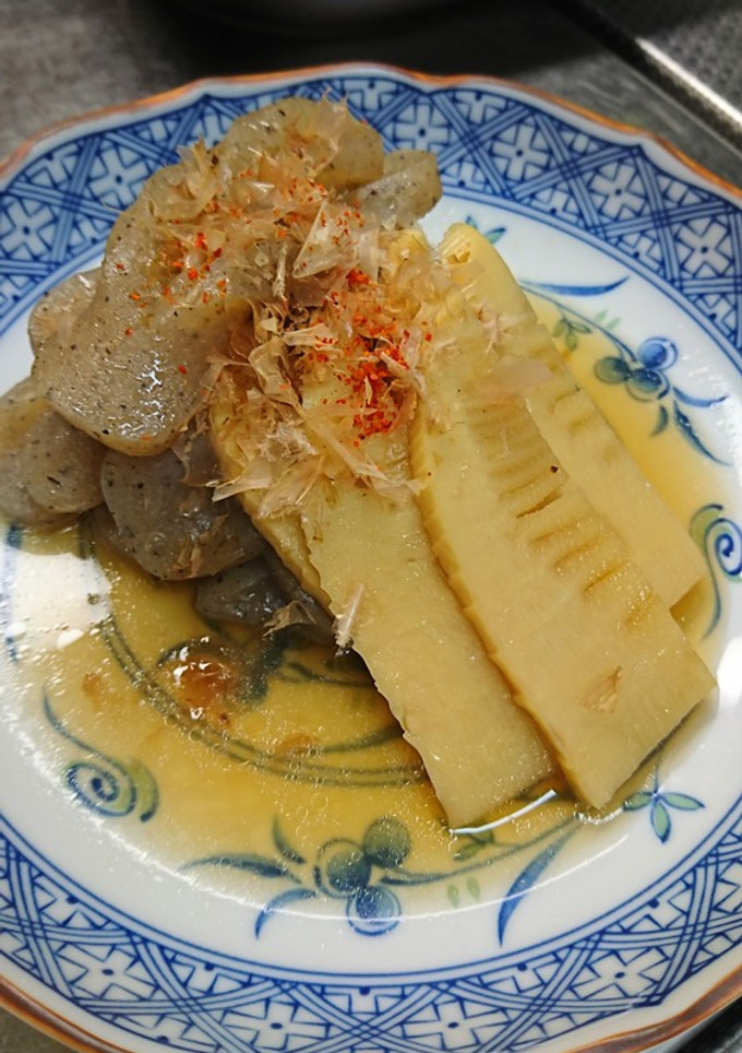 こんにゃくとタケノコの炒め煮-レシピのメイン写真