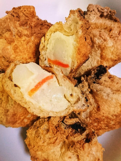 ポテサラリメイク☆油揚げ包み揚げ☆-レシピのメイン写真