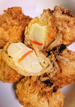 ポテサラリメイク☆油揚げ包み揚げ☆-レシピのメイン写真