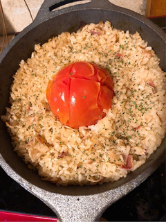 丸ごとトマトのベーコンピラフ☆-レシピのメイン写真