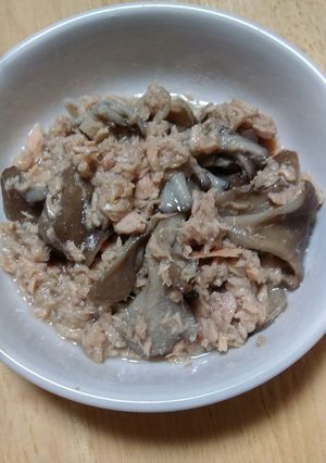 超簡単な和え物♪舞茸とツナ缶だけ-レシピのメイン写真