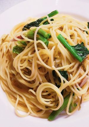 超簡単!サッパリ梅こんぶパスタ-レシピのメイン写真