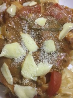 ホワイトソーストマトカレーパスタ-レシピのメイン写真