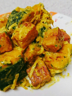 カボチャとベーコンのゴロッとカレーサラダ-レシピのメイン写真