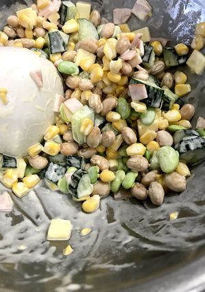 簡単☆お豆のコロコロサラダ-レシピのメイン写真