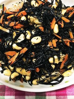 超簡単!ひじきの煮物 (生.乾燥)-レシピのメイン写真