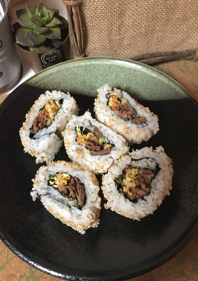 焼肉de裏巻き寿司風-レシピのメイン写真