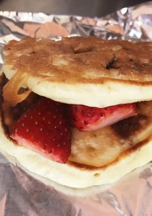 ホットケーキサンド-レシピのメイン写真