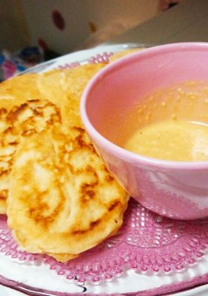 むぎゅーって！もちもち♪豆腐ツナのおやき-レシピのメイン写真
