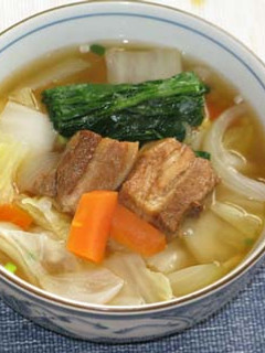 豚角煮入り艶うどん-レシピのメイン写真