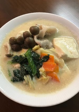 簡単！我が家のごま豆乳鍋-レシピのメイン写真