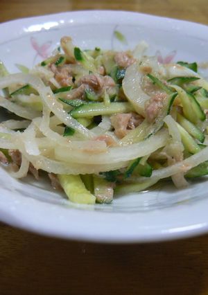 たまねぎときゅうりとツナのサラダ-レシピのメイン写真