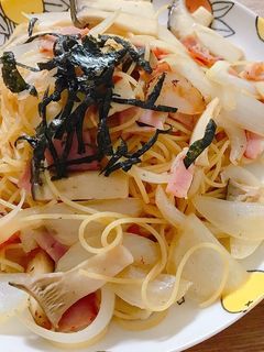 バター醤油の和風パスタ-レシピのメイン写真