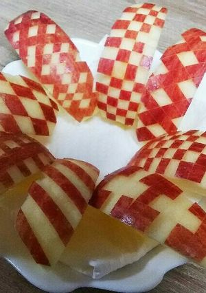 ☆りんごの飾り切り☆-レシピのメイン写真