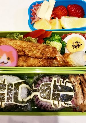 キャラ弁〜カブト虫〜-レシピのメイン写真