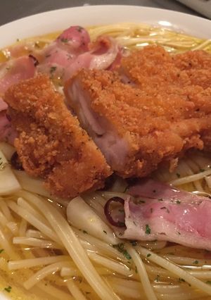 絶品スープパスタ「魔女」を作ろう！-レシピのメイン写真