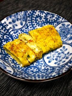 簡単!春菊の卵焼き(だし巻き)-レシピのメイン写真