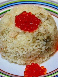 蟹とトロロ昆布の炊き込みご飯-レシピのメイン写真