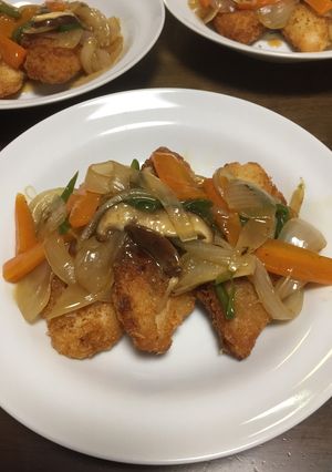 白身フライの野菜あんかけ-レシピのメイン写真