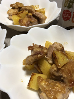 とり肉とじゃが芋の味噌炒め-レシピのメイン写真