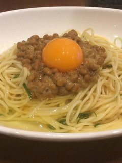納豆パスタ-レシピのメイン写真
