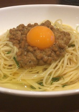 納豆パスタ-レシピのメイン写真