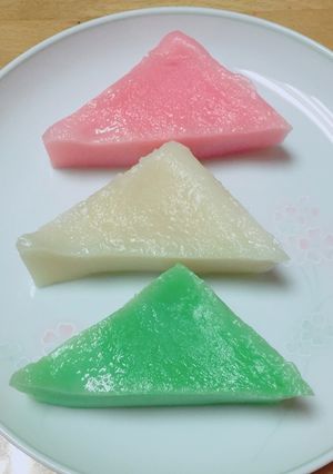 お雛祭り♡三色ういろう(菱餅代わりにも)-レシピのメイン写真