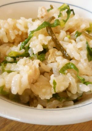 めっけもん♪菜の花入り炊き込みご飯-レシピのメイン写真