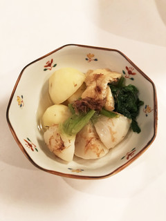 春の味♪ 新じゃがとカブのおかか煮-レシピのメイン写真
