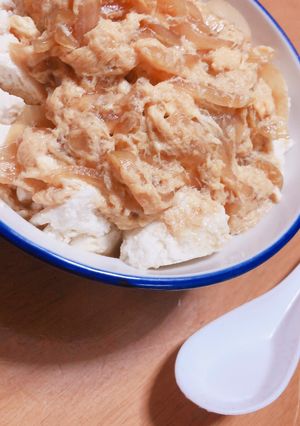 (糖質制限)親子丼豆腐(ヘルシー)-レシピのメイン写真