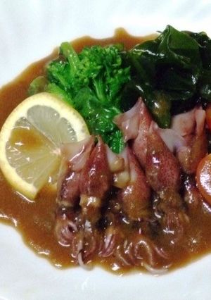 ホタルイカの酢味噌サラダ-レシピのメイン写真
