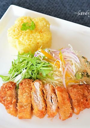 レッドカレーペーストをインしてとんかつ♪-レシピのメイン写真