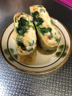 卵焼き(鮭&ほうれん草&チーズ)-レシピのメイン写真