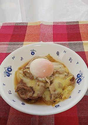 白菜と豚肉のチーズ炒め-レシピのメイン写真