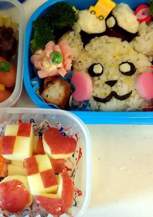 デコ弁 キャラ弁 ポケモン ピカチュウ-レシピのメイン写真