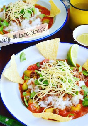 タコライスなレッドカレー☆簡単エスニック-レシピのメイン写真