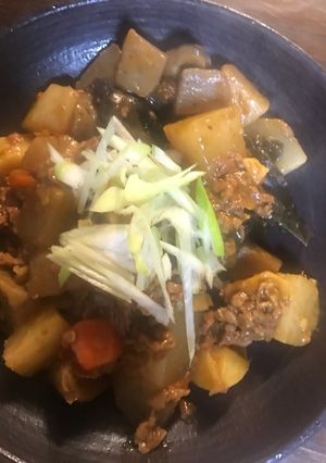 根菜と豚肉のカレー煮込み-レシピのメイン写真