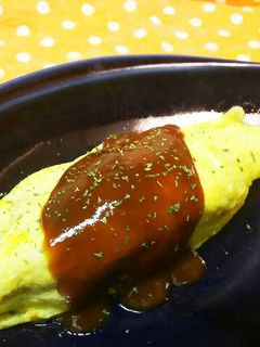 玉ねぎと挽き肉の簡単オムレツ-レシピのメイン写真
