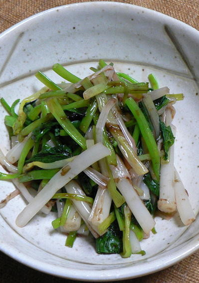 根三つ葉のお浸し梅海苔風味-レシピのメイン写真