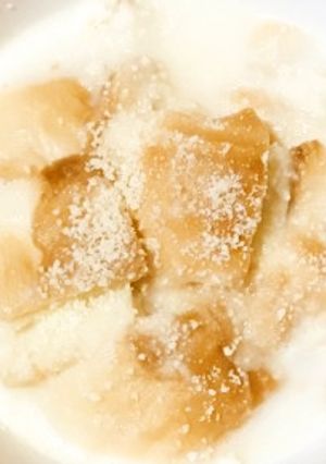 母親の介護食・嚥下食にクロワッサンパン粥-レシピのメイン写真
