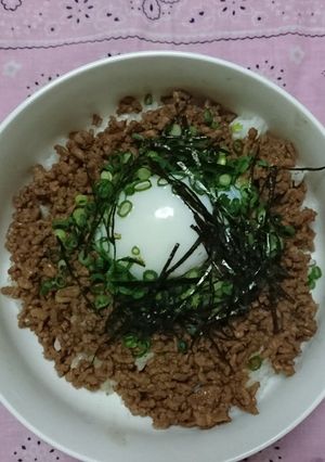 簡単❗ミンチ焼き肉どんぶり-レシピのメイン写真